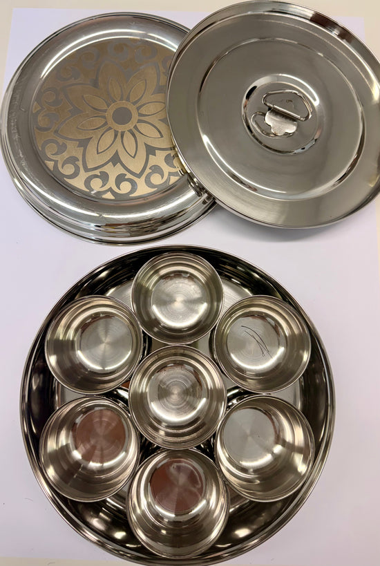 Herbal Masala Box Edelstahl 18 cm